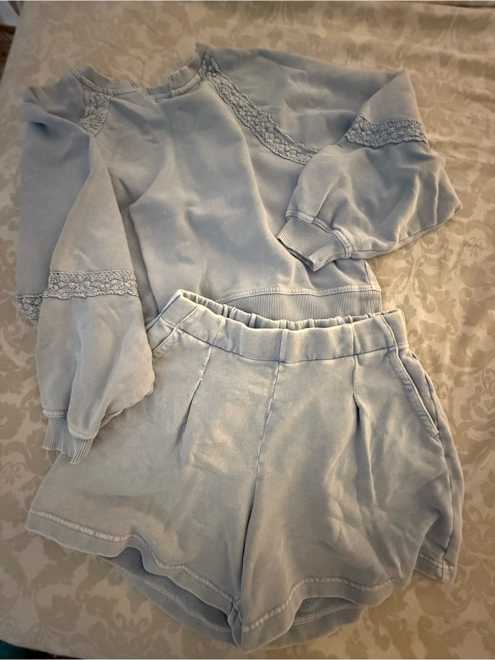 Aerie baby blue lounge set